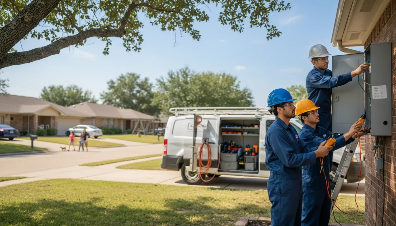 Certified electrician providing emergency electrical services in Batavia, IA